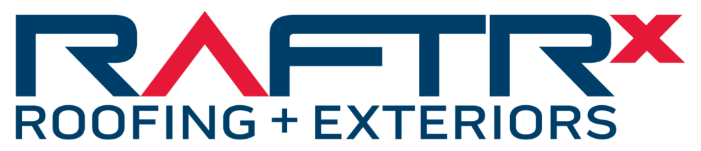 RAFTR roofing + exteriors logo 4-color